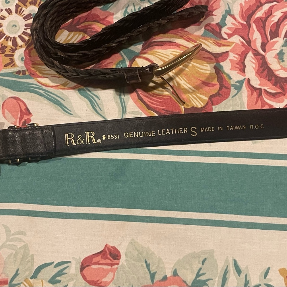 Black Genuine Leather Women's Belt